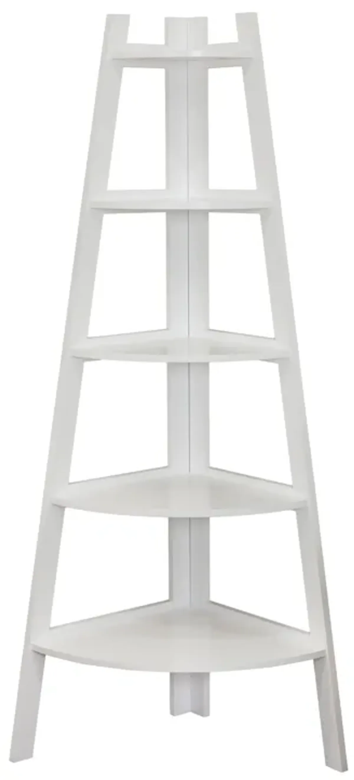 Five Tier Corner Ladder Display Bookshelf