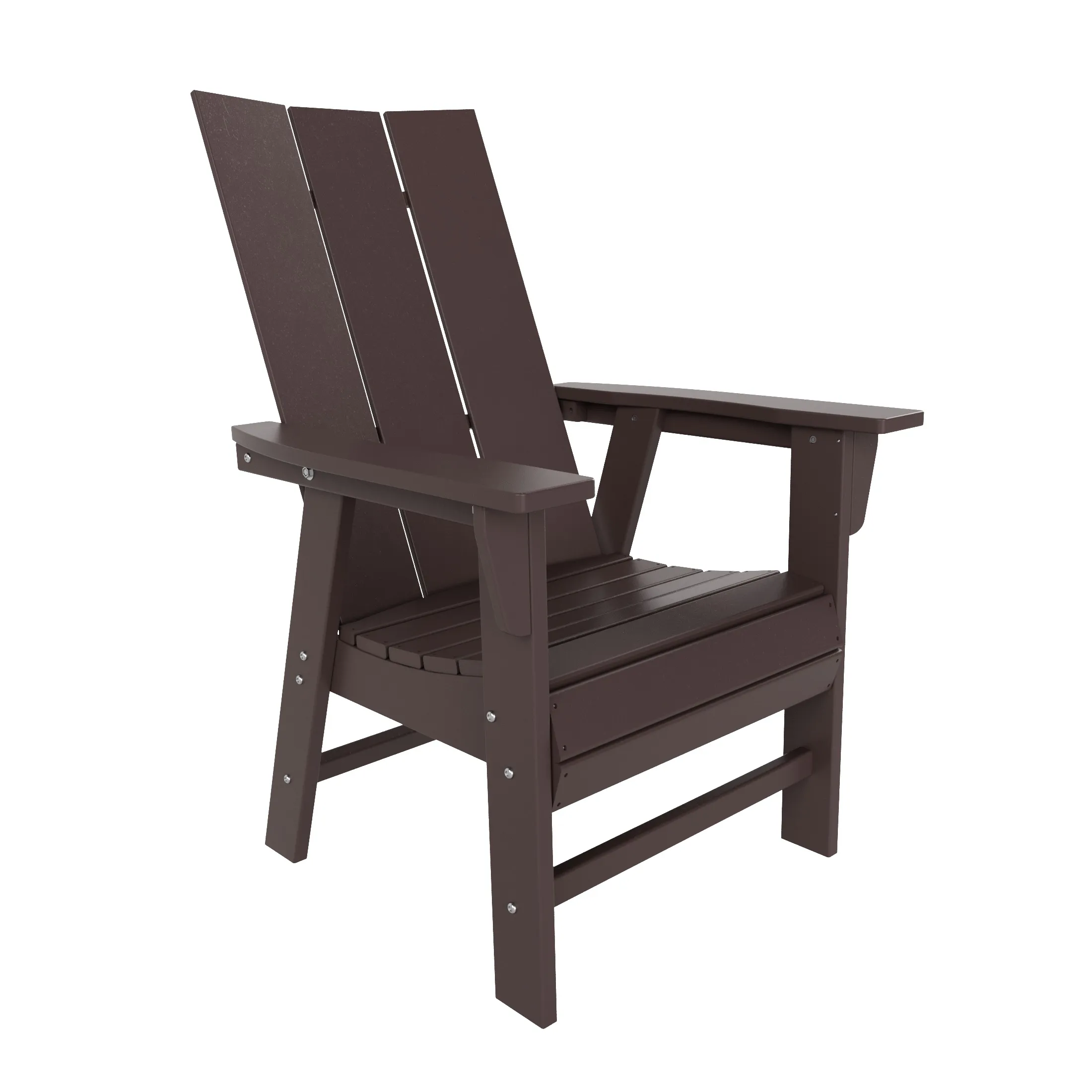 WestinTrends Outdoor Patio Modern Adirondack Dining Chair