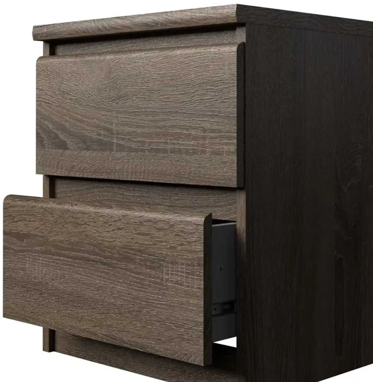 Tvilum Scottsdale 2 Drawer Nightstand, Truffle