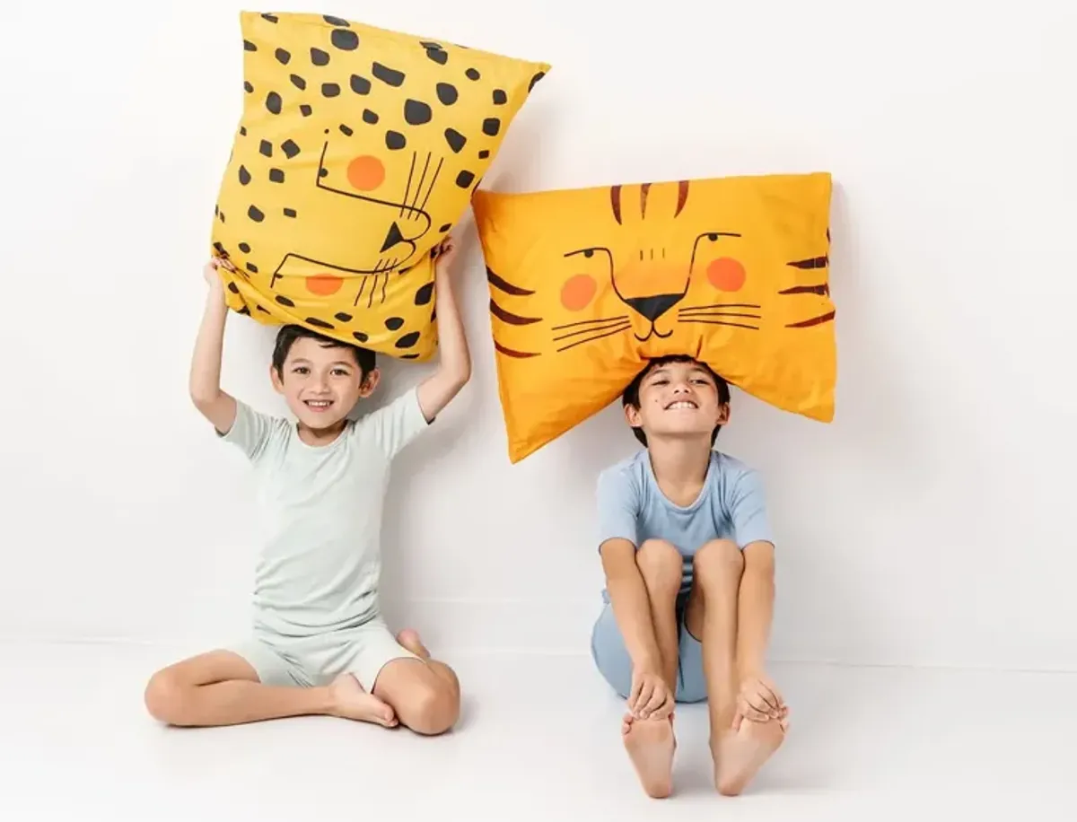 2 pack Jungle Standard Pillowcase Set - 100% Cotton