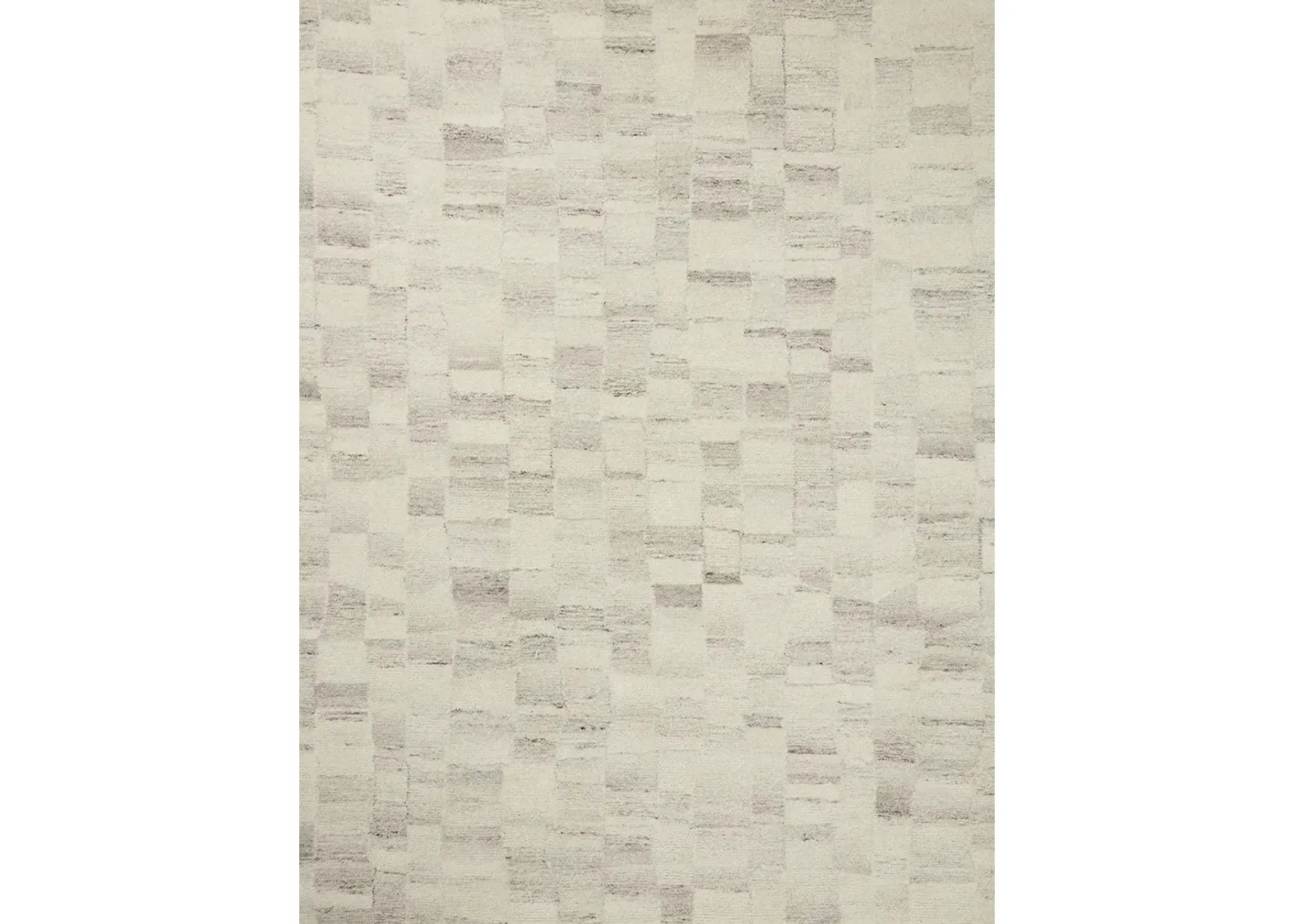 Rocky ROC-01 Ivory / Silver 2''3" x 3''9" Rug by Amber Lewis