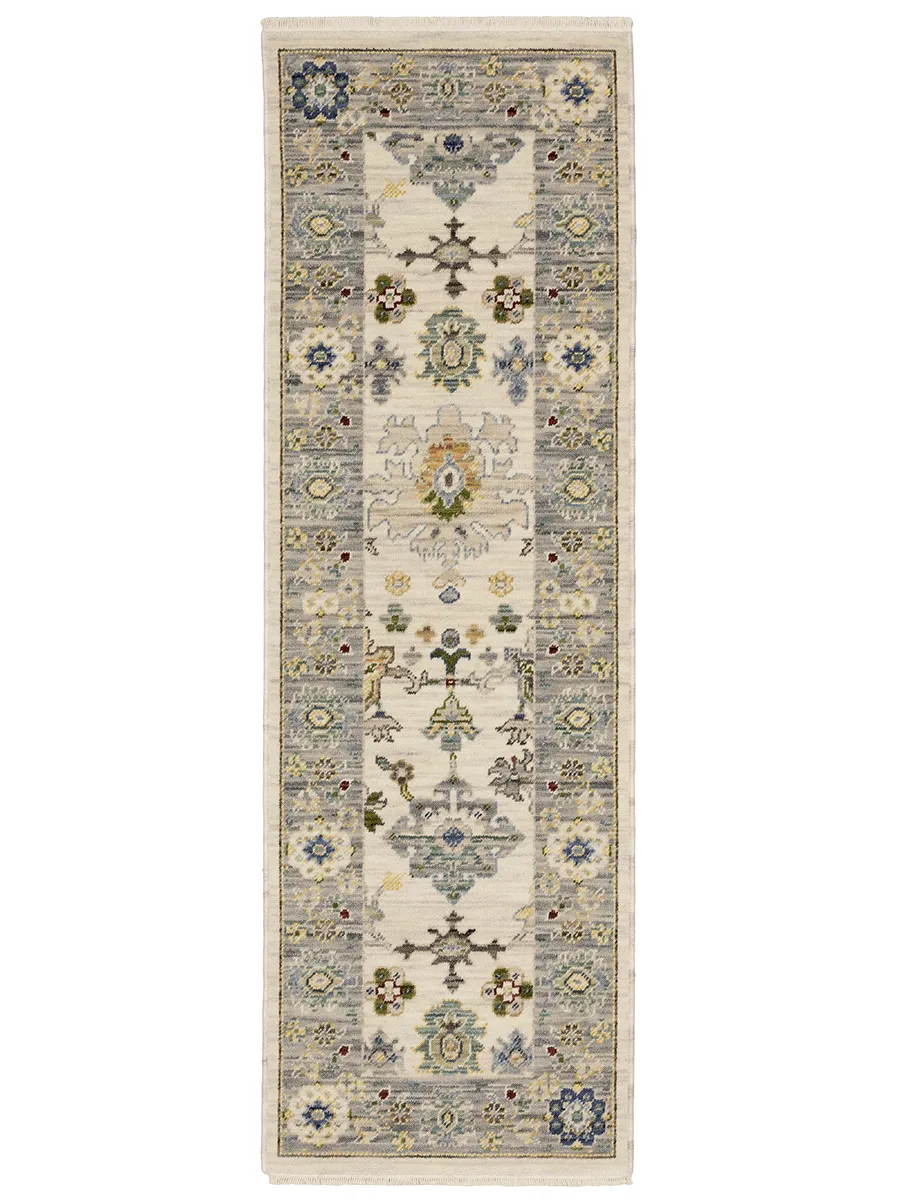 Lucca 2' x 6' Ivory Rug