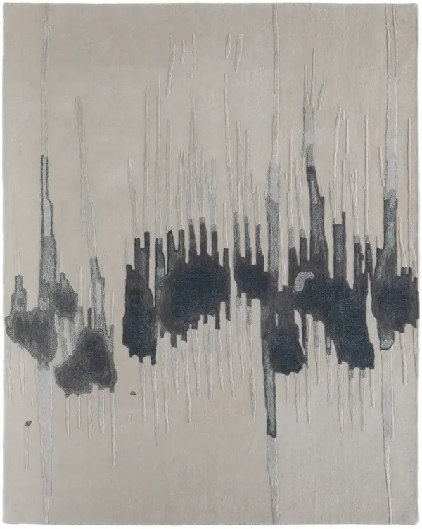 Anya 8882F Ivory/Blue/Gray 2' x 3' Rug