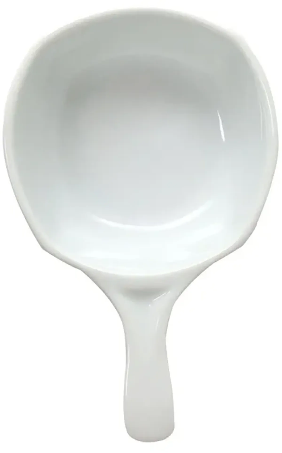 Porcelain Mimoza dia.7" h:2" 12 oz. Round White Porcelain Bowl