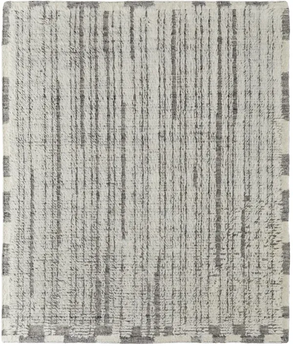 Ashby 8906F Ivory/Gray 2'6" x 10' Rug