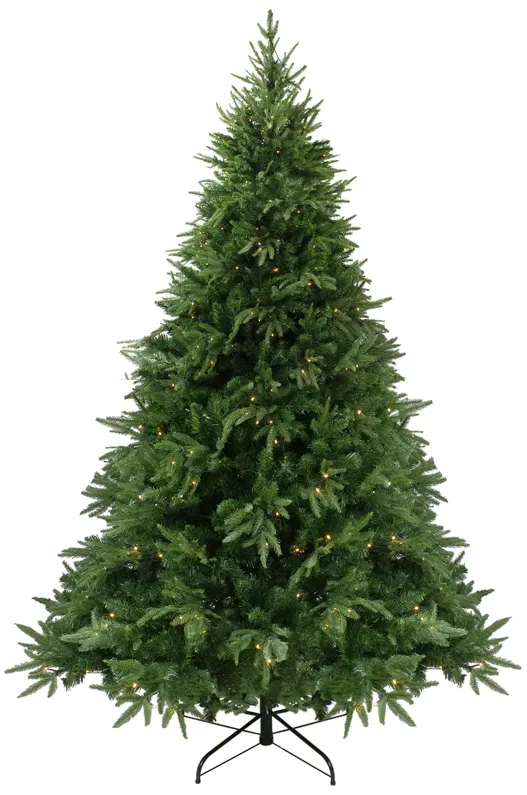 7.5' Pre-Lit Full Silverthorne Fir Artificial Christmas Tree - Clear Lights