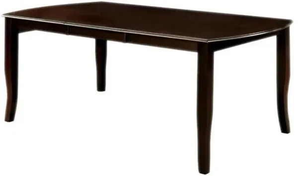 Woodside Contemporary Dining Table, Expresso Finish-Benzara