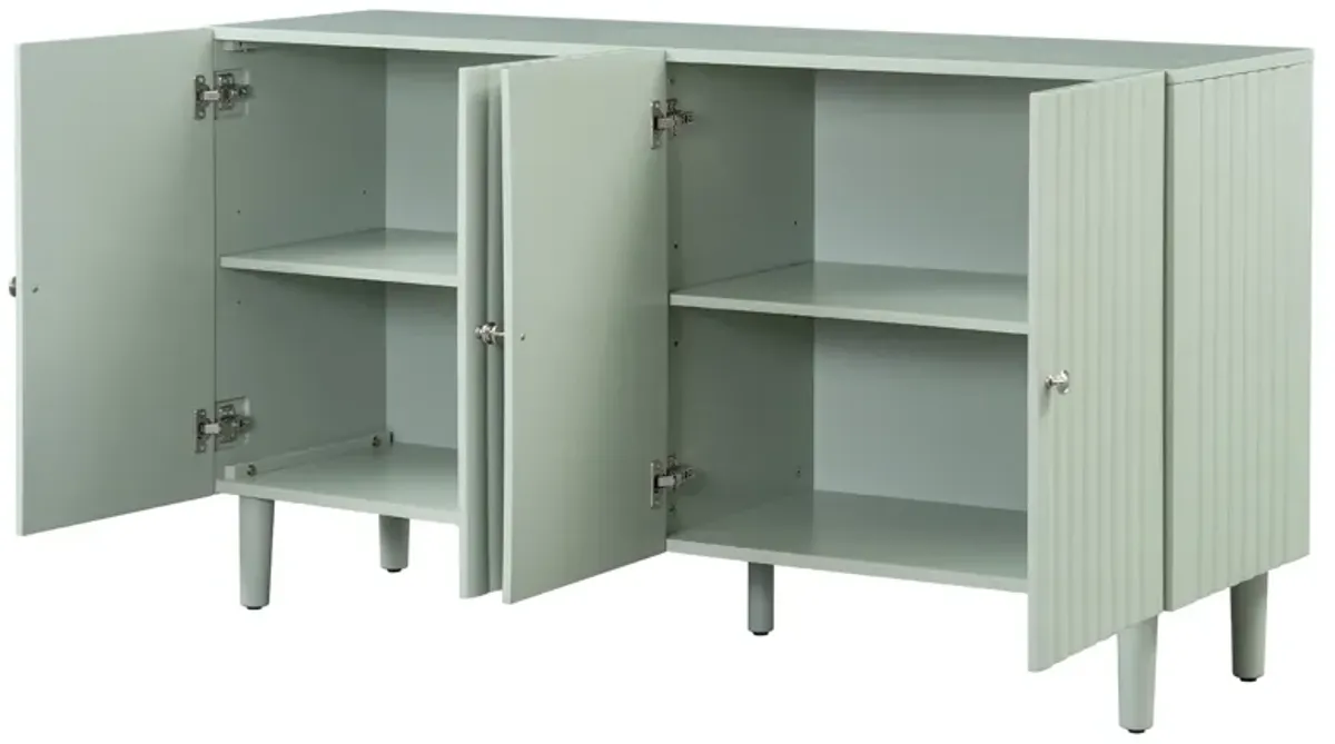 Merax Sideboard Storage Cabinet with 4 Doors