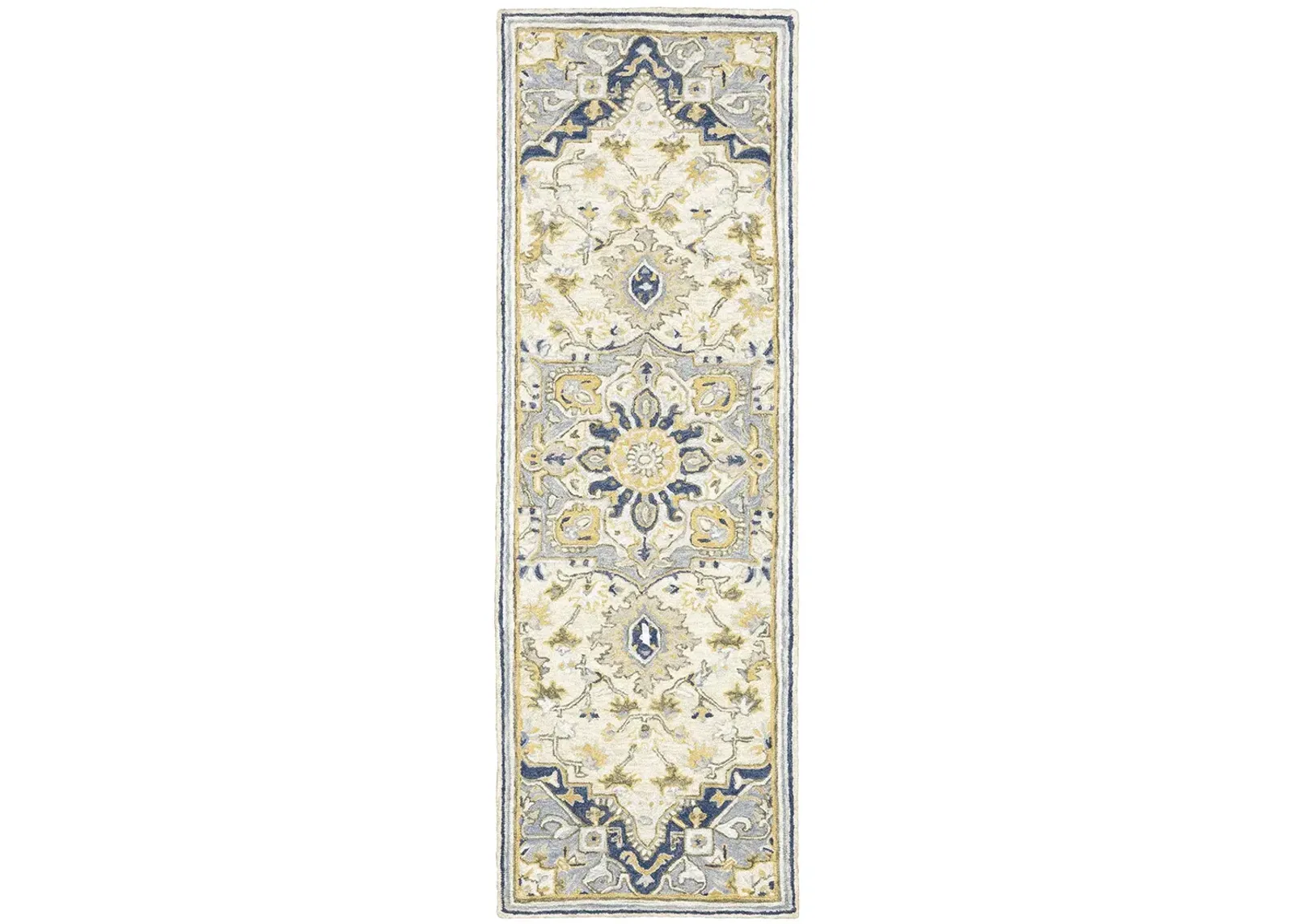 Alfresco 2'6" x 8' Blue Rug