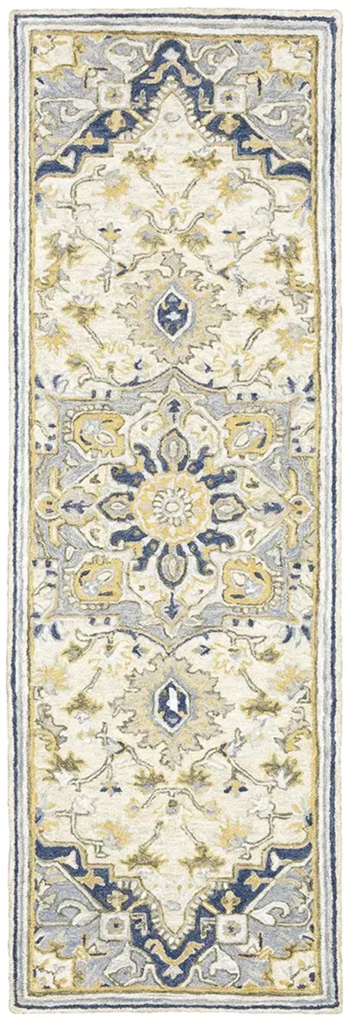 Alfresco 2'6" x 8' Blue Rug