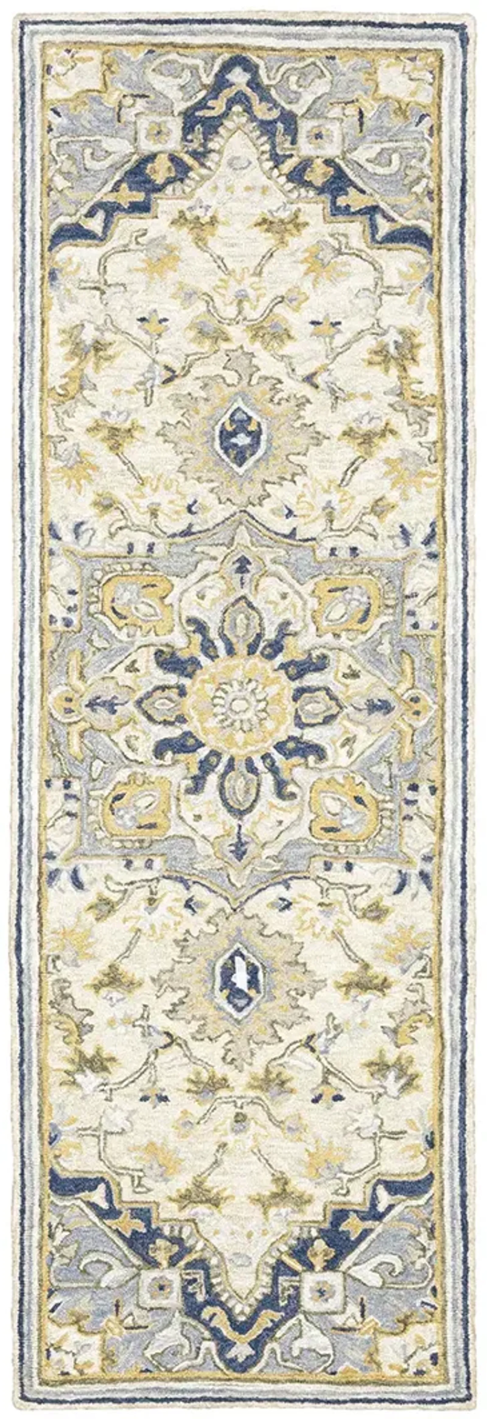 Alfresco 2'6" x 8' Blue Rug