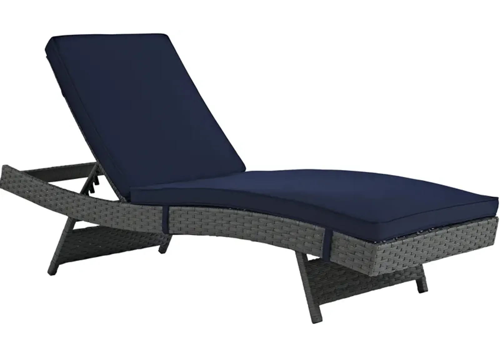 Sojourn Outdoor Patio Sunbrella Chaise - Canvas Navy