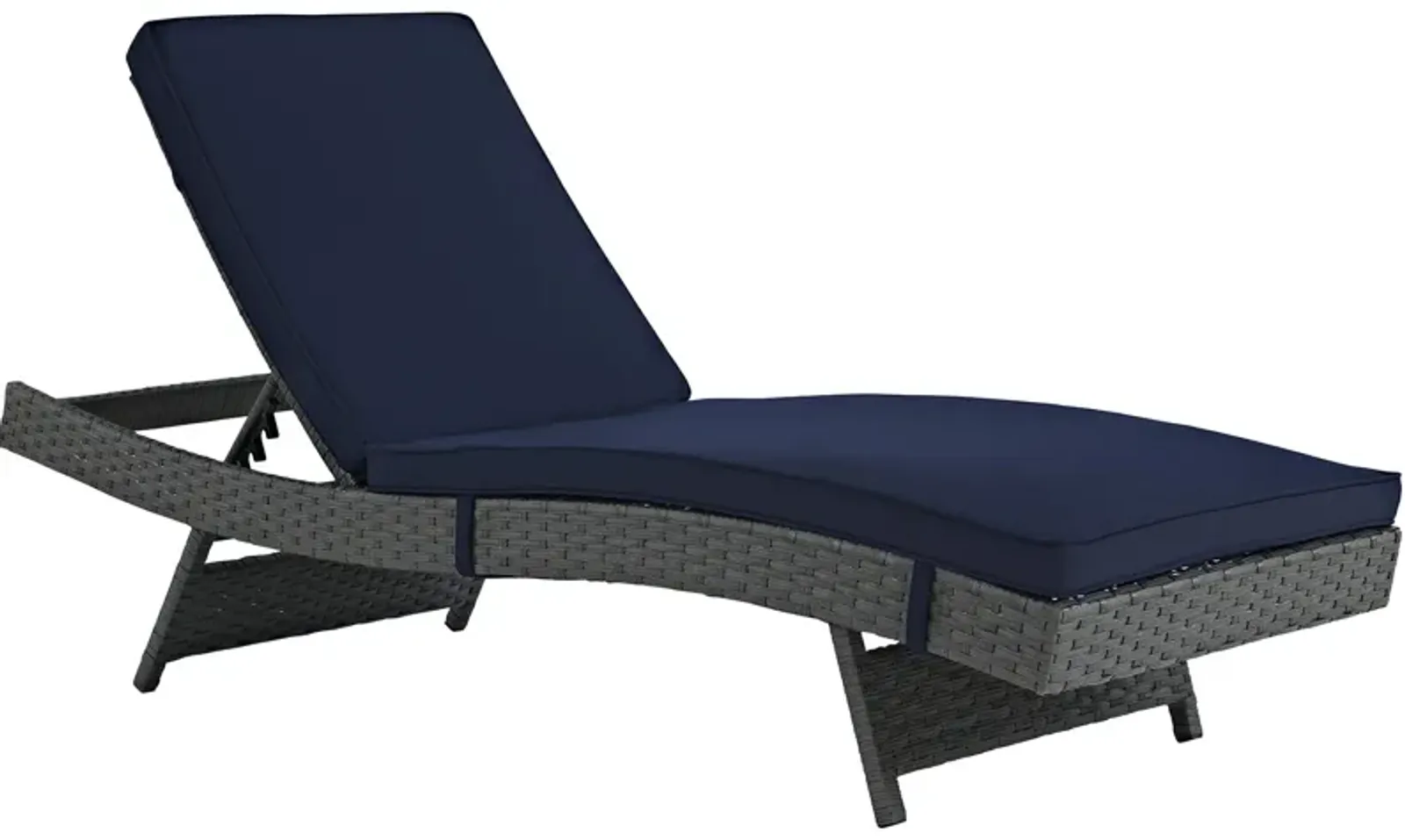 Sojourn Outdoor Patio Sunbrella Chaise - Canvas Navy