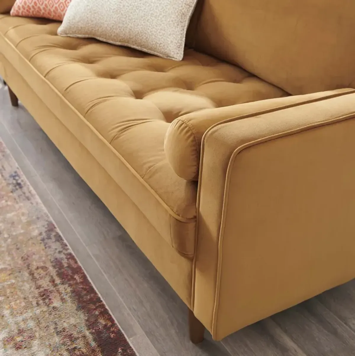 Valour Performance Velvet Sofa