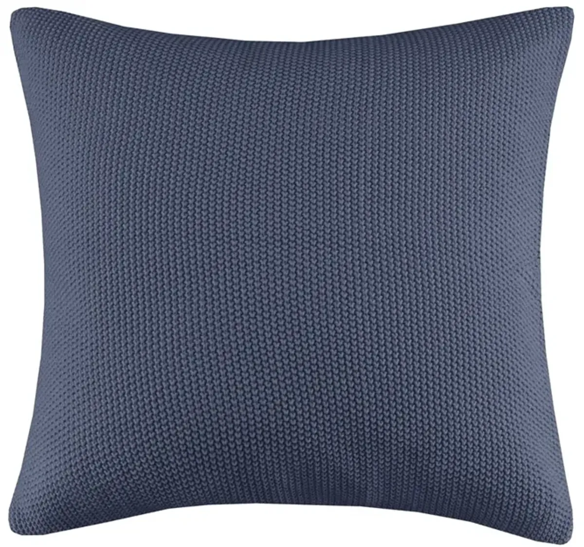 Gracie Mills Lessie Solid Acrylic Knit Euro Pillow Cover