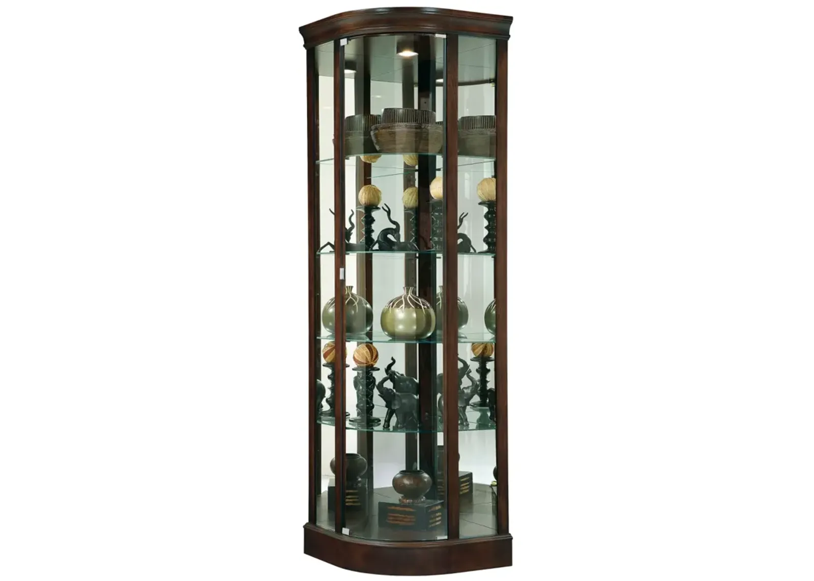 680664 Marlowe III Corner Curio Cabinet