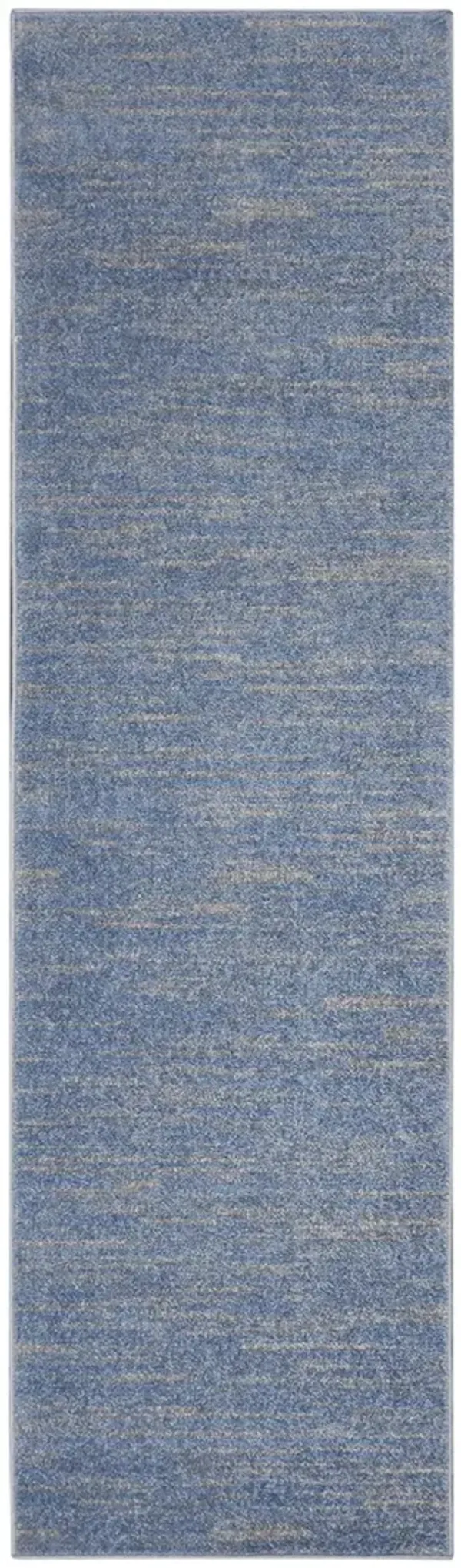 Nourison Essentials NRE01 Blue/Gray 2'2" x 12' Rug