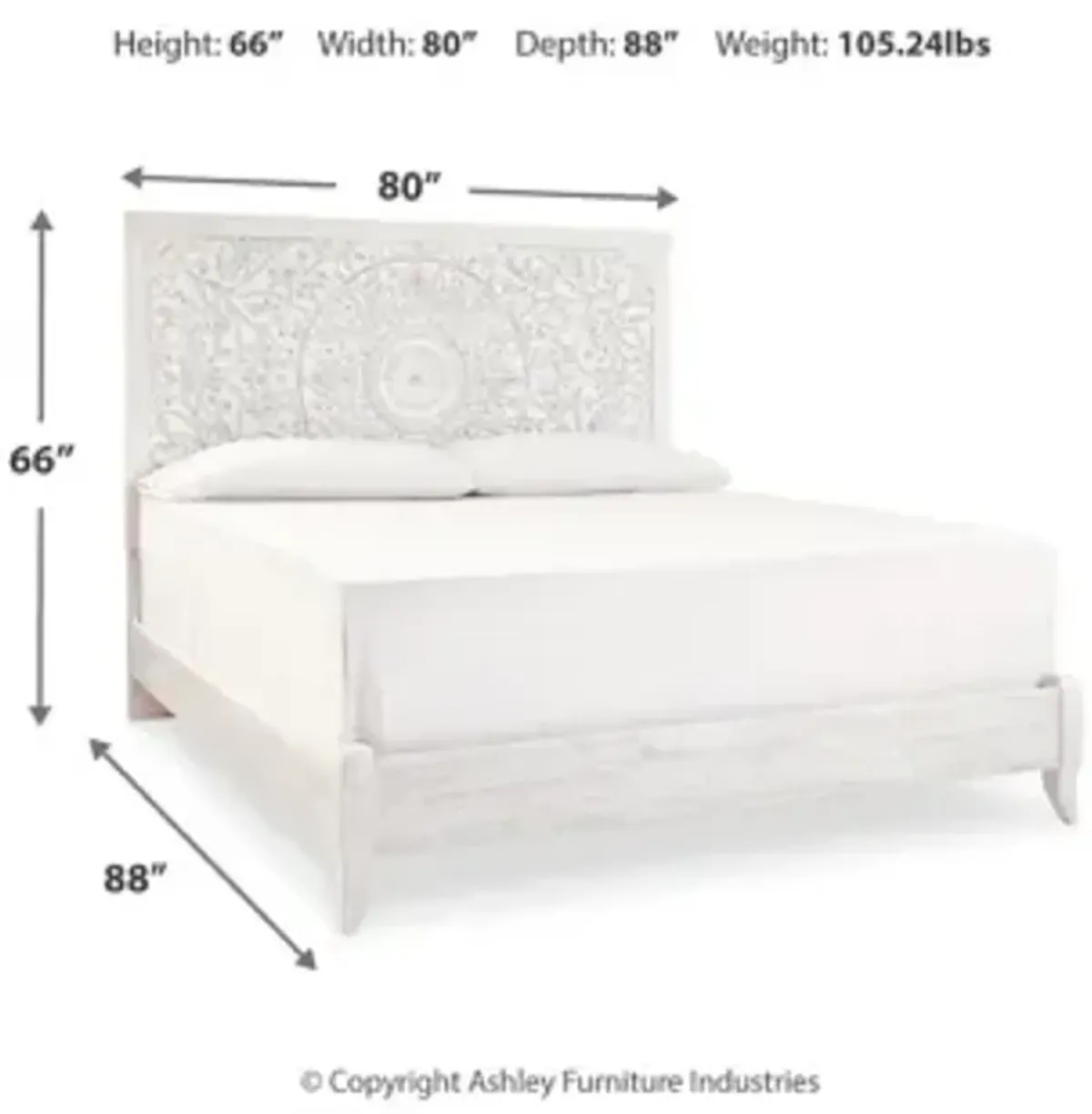 Paxberry King Panel Bed