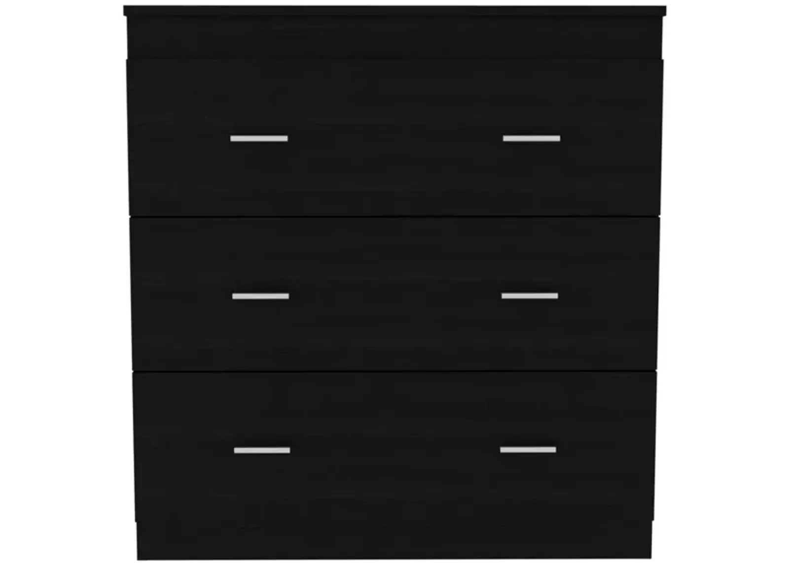 Montclair 3-Drawer Dresser Black