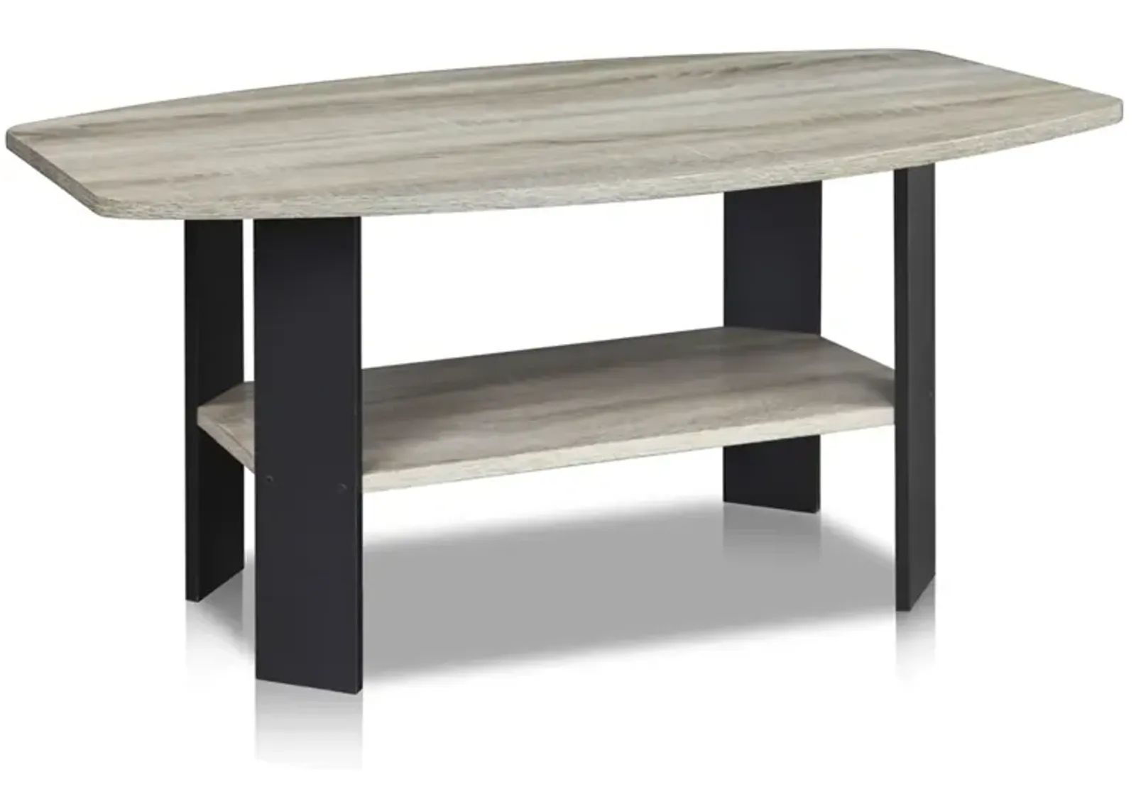 Simple Design Coffee Table, Oak Grey/Black