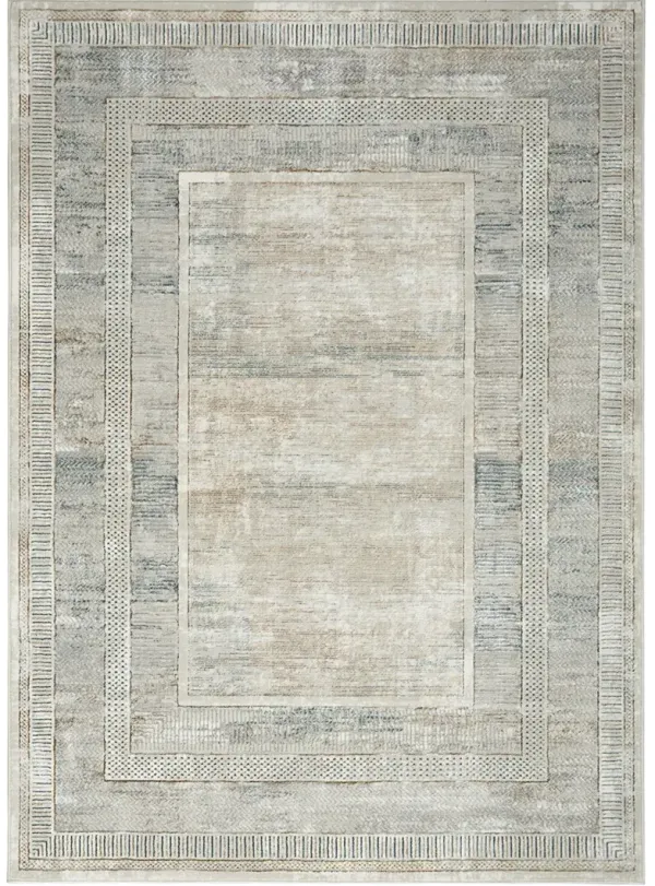 Glitz GLZ07 Ivory/Multicolor 3'11" x 5'11" Rug