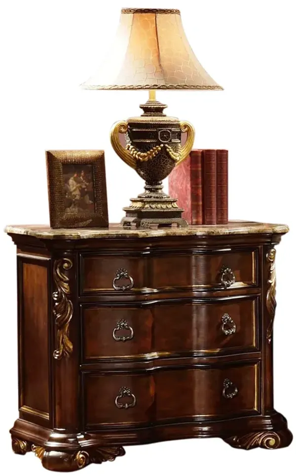 Streamdale Bella Nightstand Dark Walnut