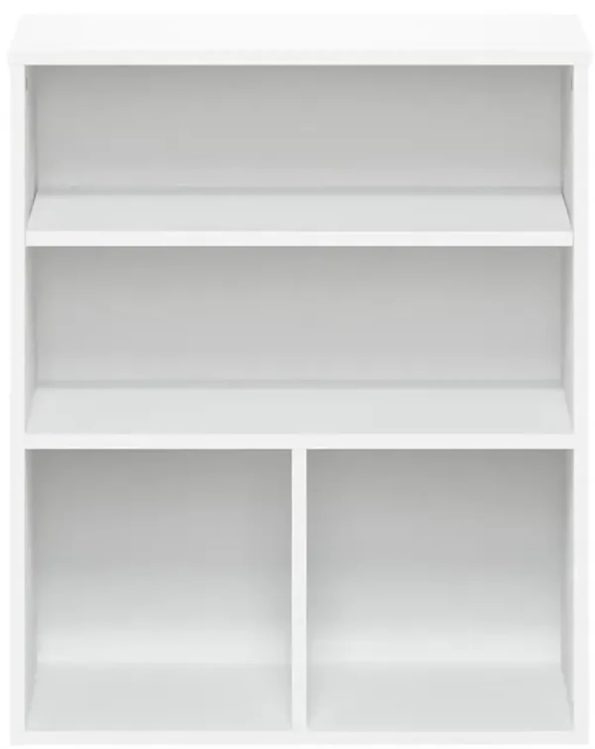 Furinno Pasir 3 Tier Display Bookcase, White