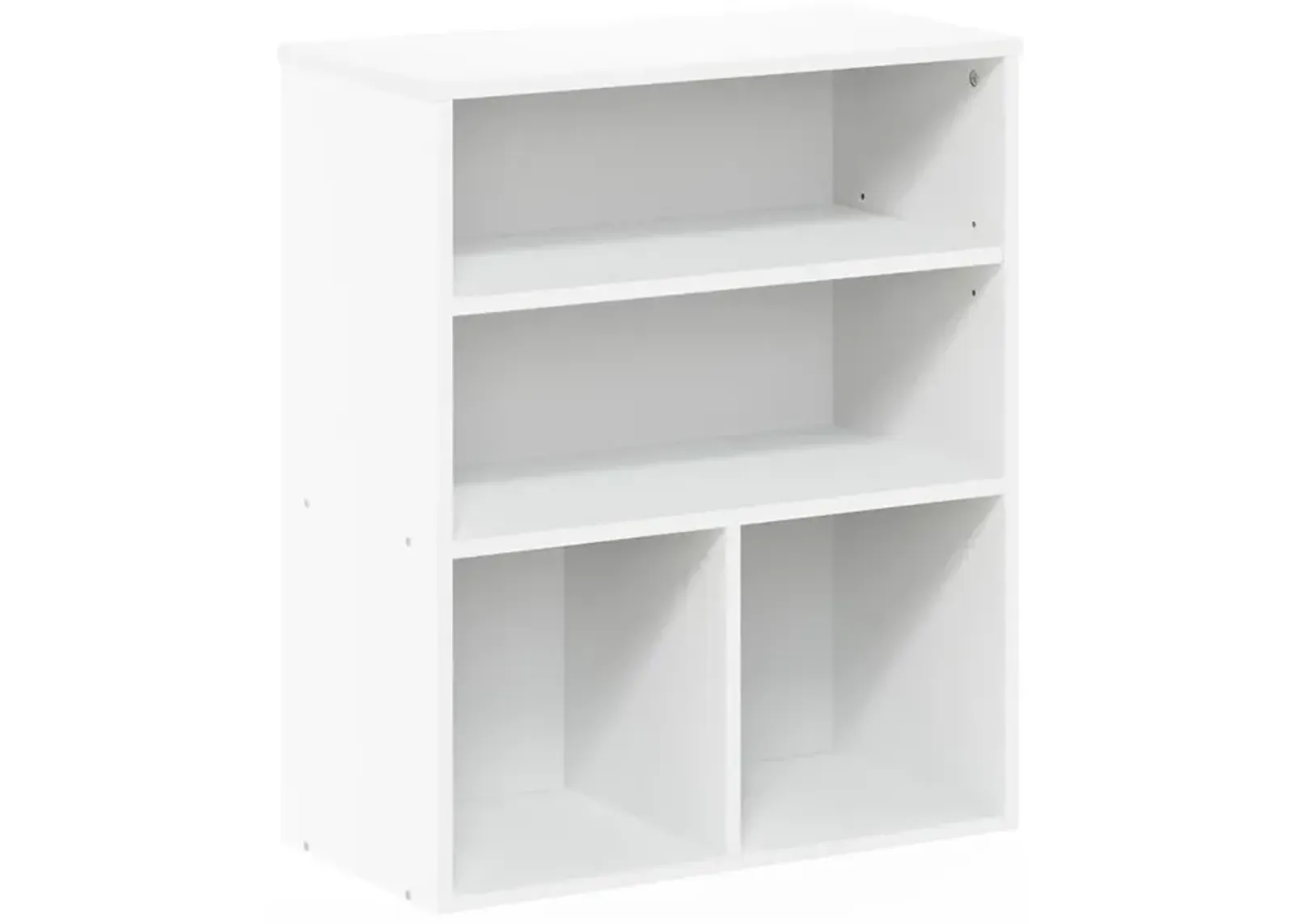 Furinno Pasir 3 Tier Display Bookcase, White