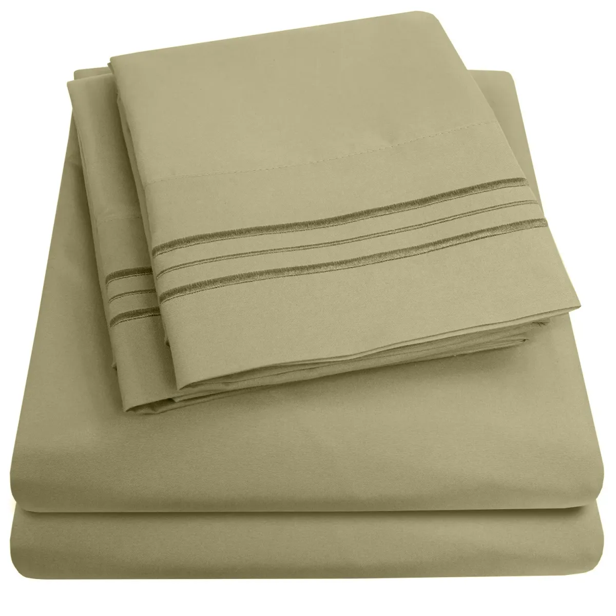 5 Piece Sheet Set, Ultra Soft 1800 Series Collection - Split King, Royal Blue