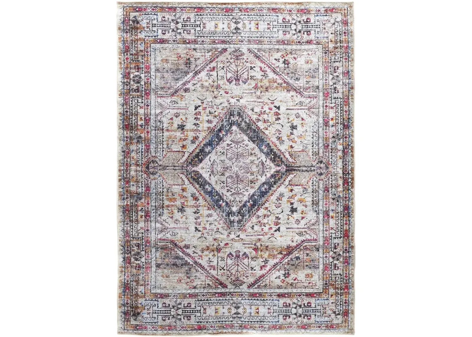 Percy 39AMF Ivory/Red/Pink 7'10" x 9'10" Rug