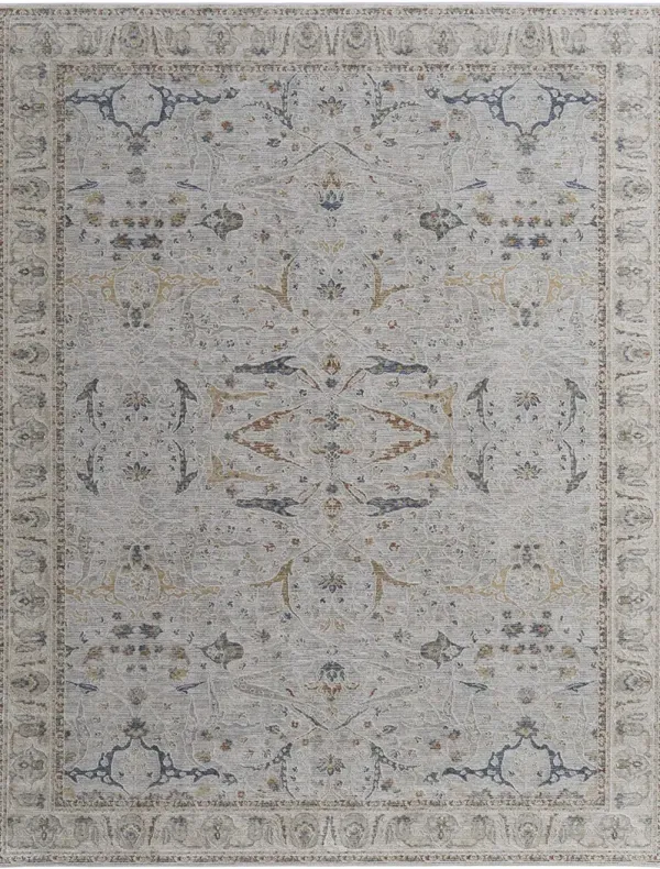 Pasha 39M4F 9'0" x 12'8" Ivory/Blue/Taupe Rug