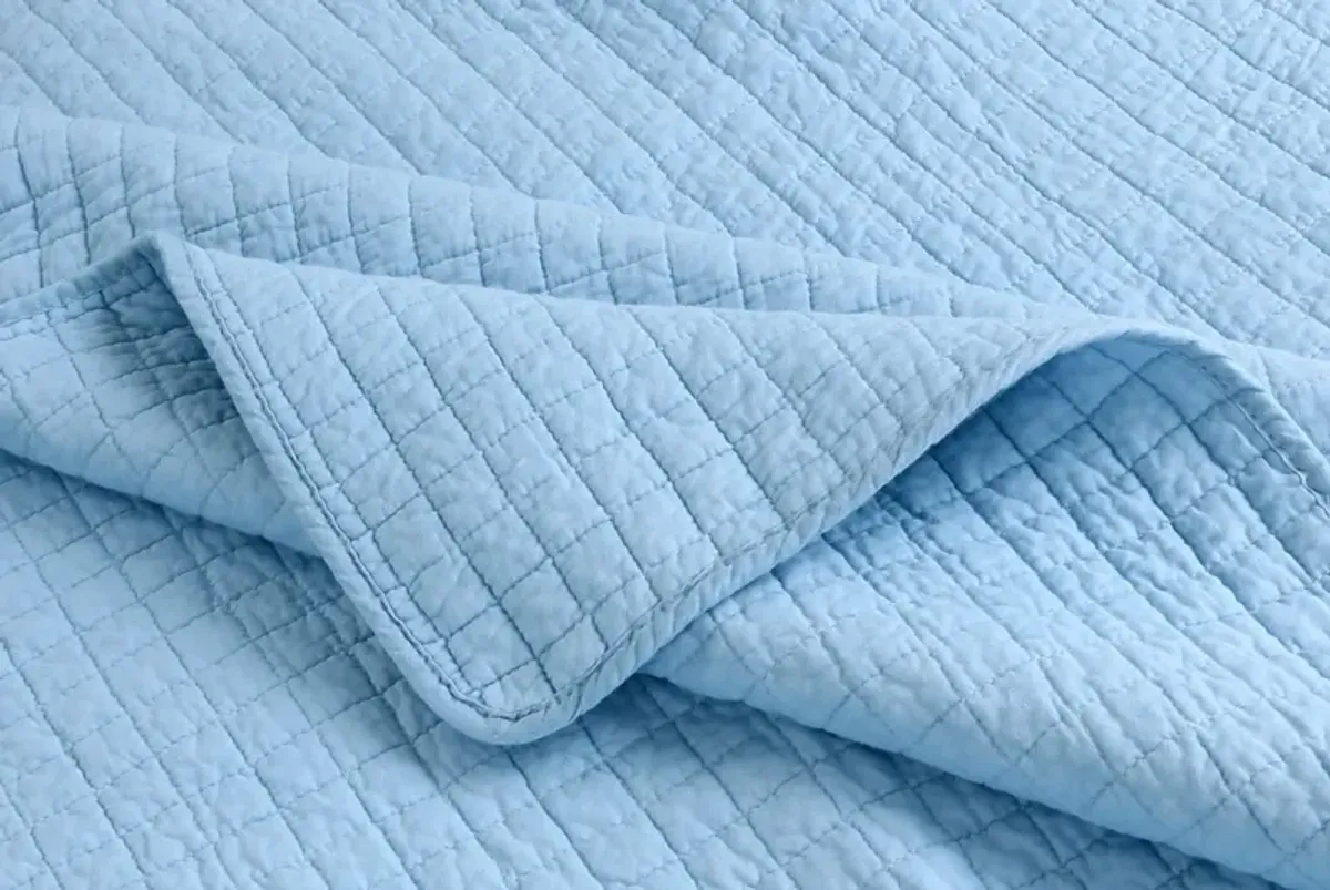 MarCielo 100% Cotton Quilted Throw  50 x 60 inches