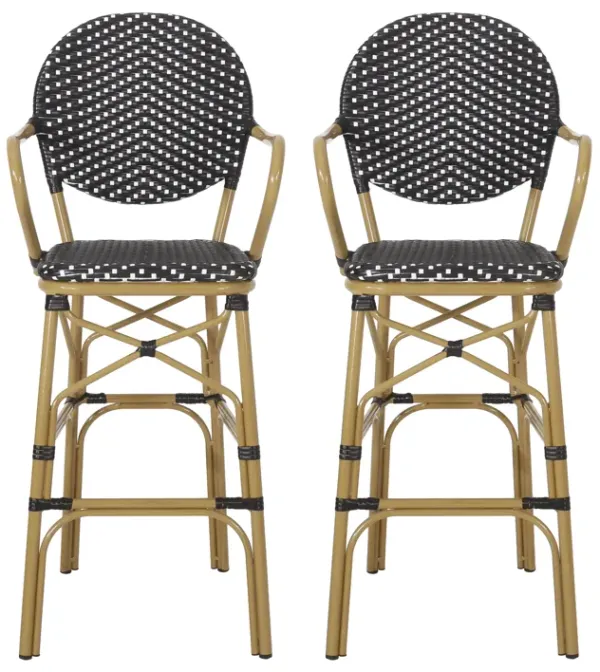 Streamdale Black Barstool