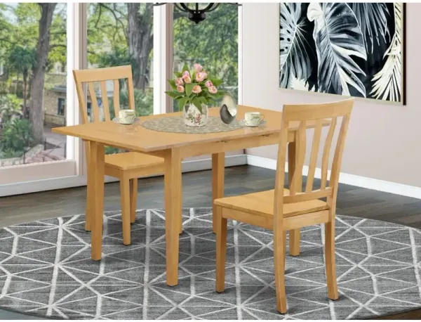 3 PC Dinette Table set - Kitchen dinette Table and 2 Dining Chairs