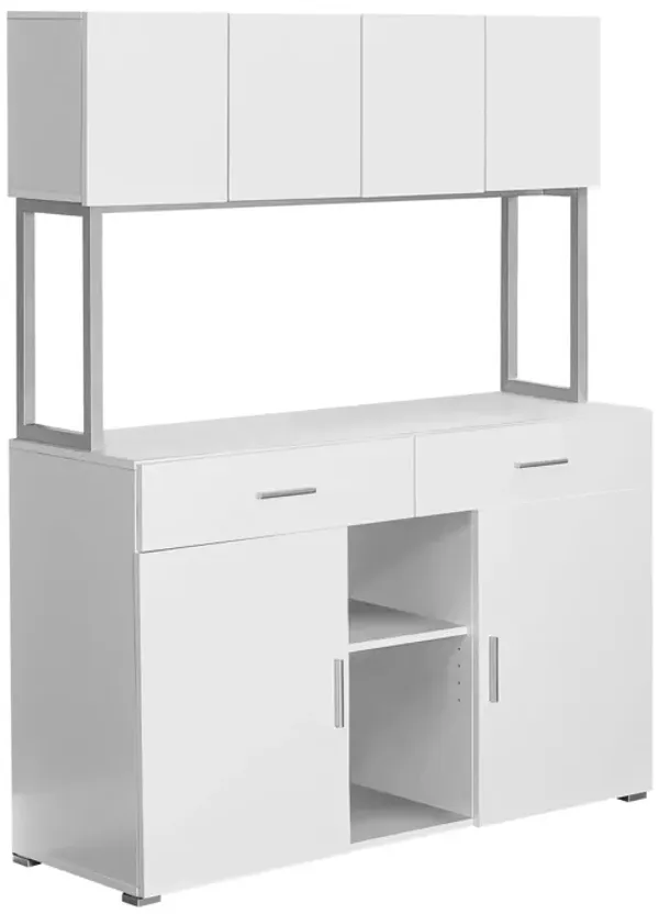 Monarch Specialties Storage, Drawers, File, Office, Work, Laminate, Metal, White, Grey, Contemporary, Modern
