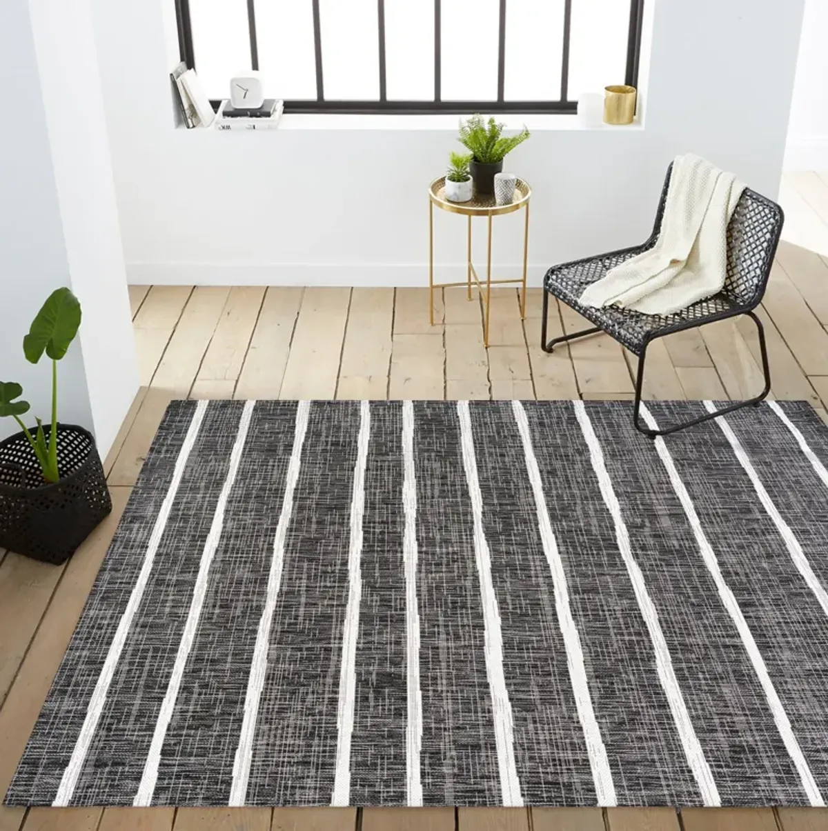 Colonia Berber Stripe Indoor/Outdoor Area Rug