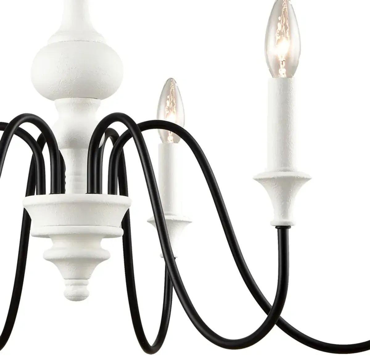 Val De Loire White Chandelier