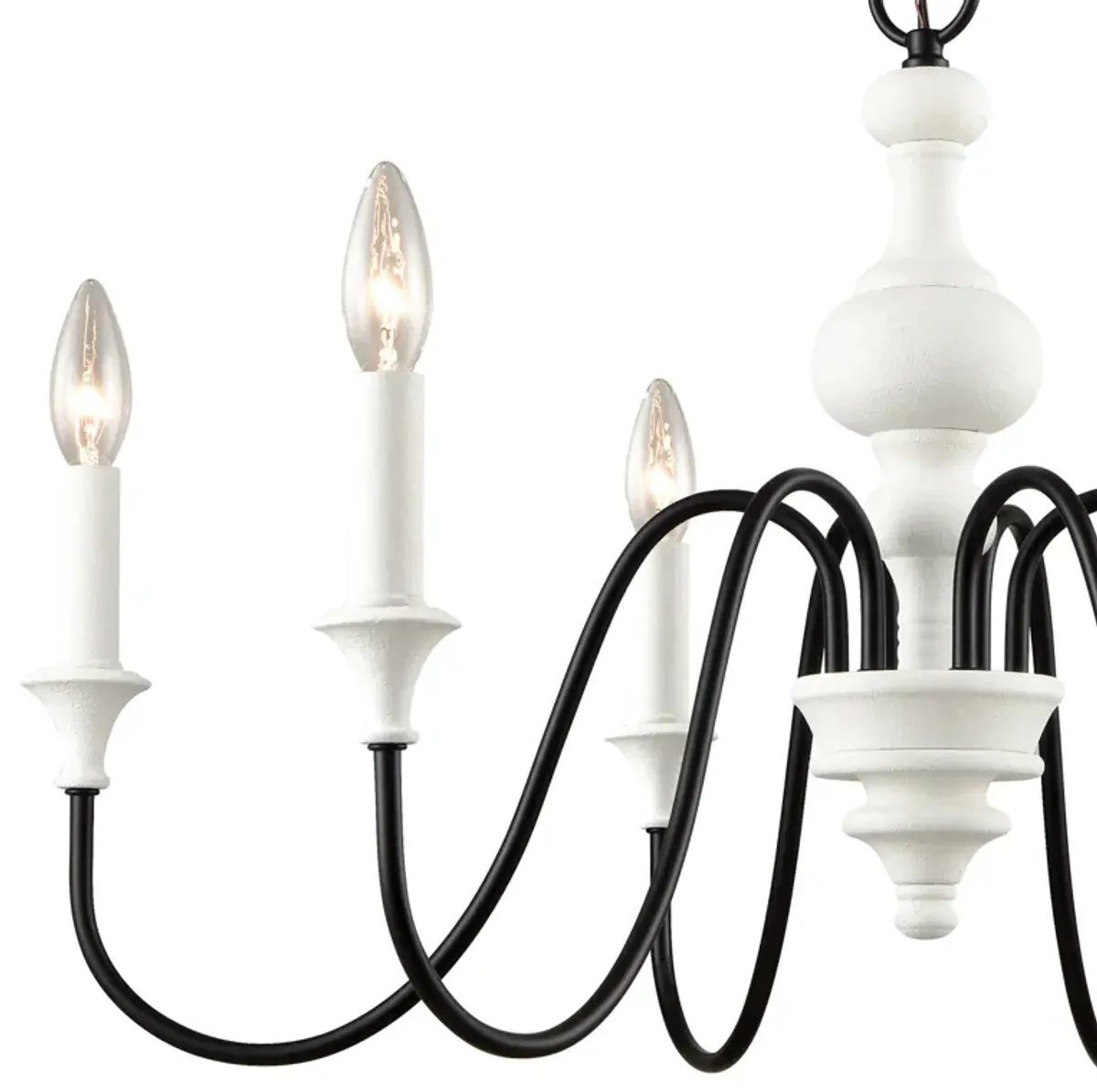 Val De Loire White Chandelier