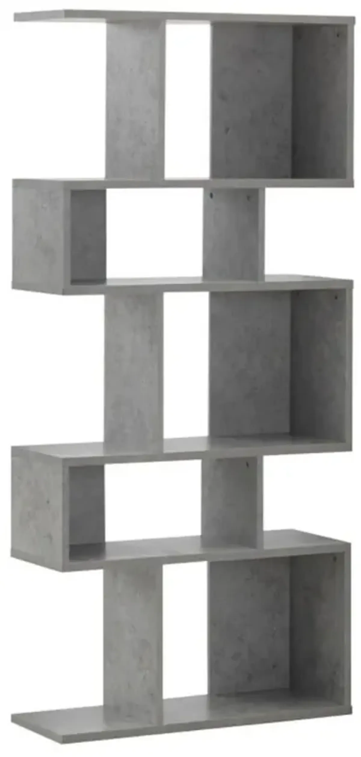 Hivvago 5 Cubes Ladder Shelf Corner Bookshelf Display Rack Bookcase