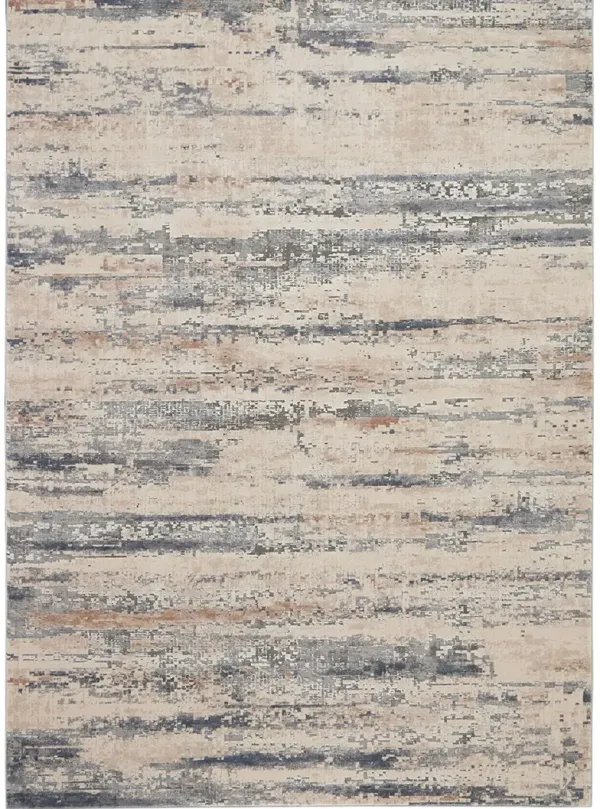 Rustic Textures RUS04 Beige/Gray 9'3" x 12'9" Rug