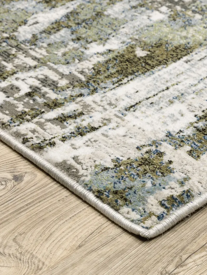 Caravan 9'10" x 12'10" Green Rug