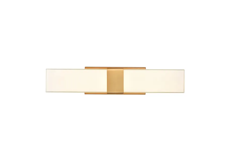 Reciprocate 25'' Wide 2-Light Gold Vanity Light