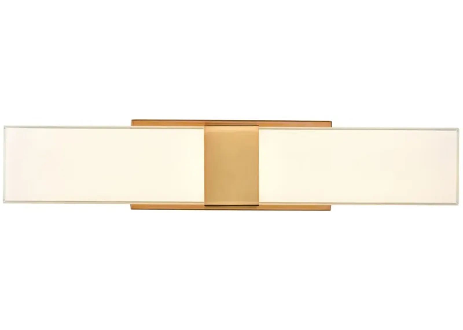 Reciprocate 25'' Wide 2-Light Gold Vanity Light