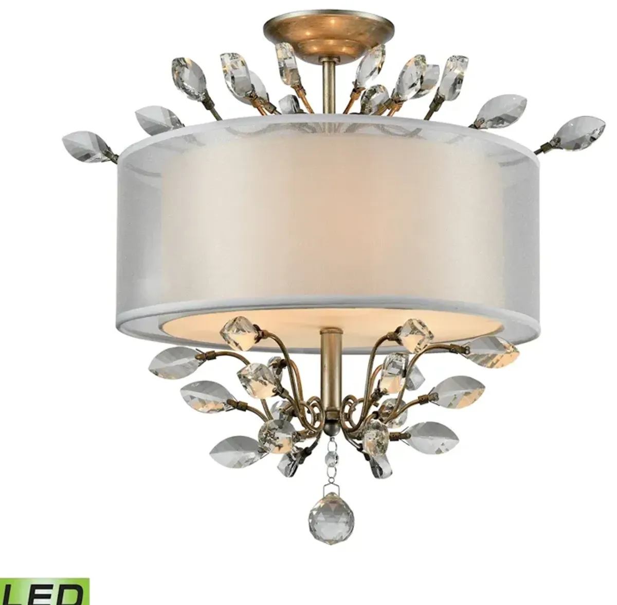 Asbury LED Semi Flush Mount