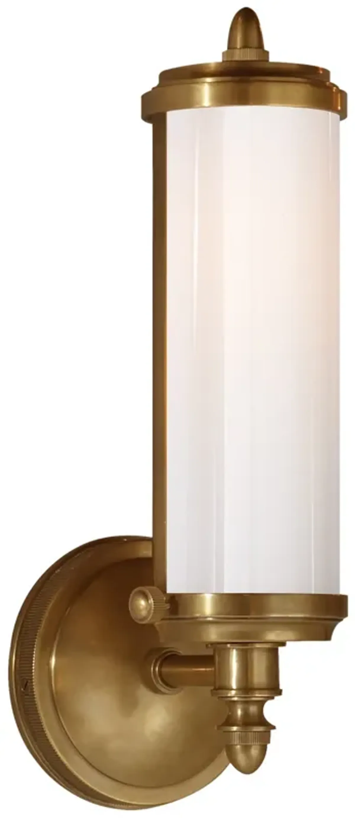Merchant Double Bath Light in Antique Brass