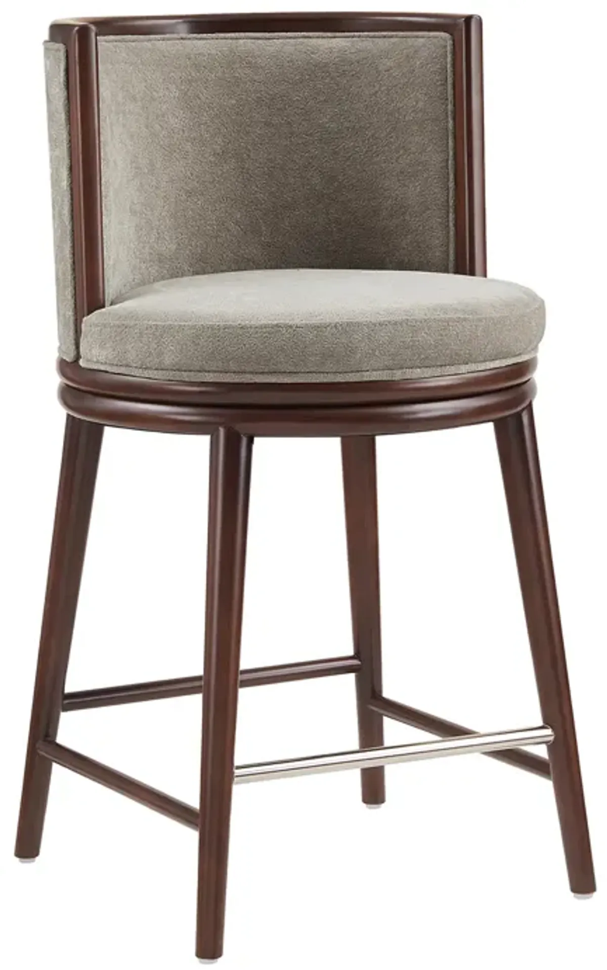 Evalyn Dark Gray Counter Stools (Set of 3)