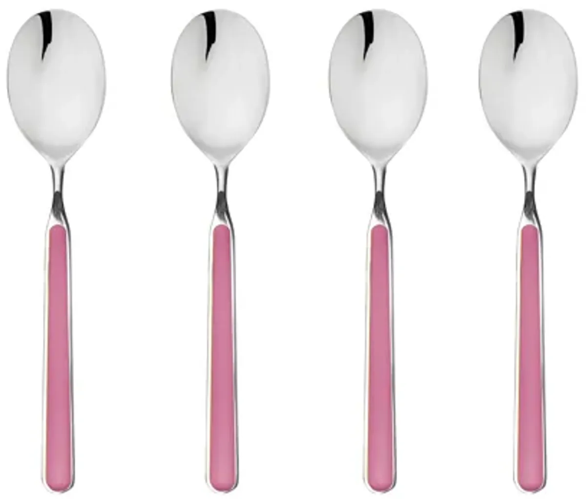 Fantasia 4-Piece Coffee Spoon Set in Pink