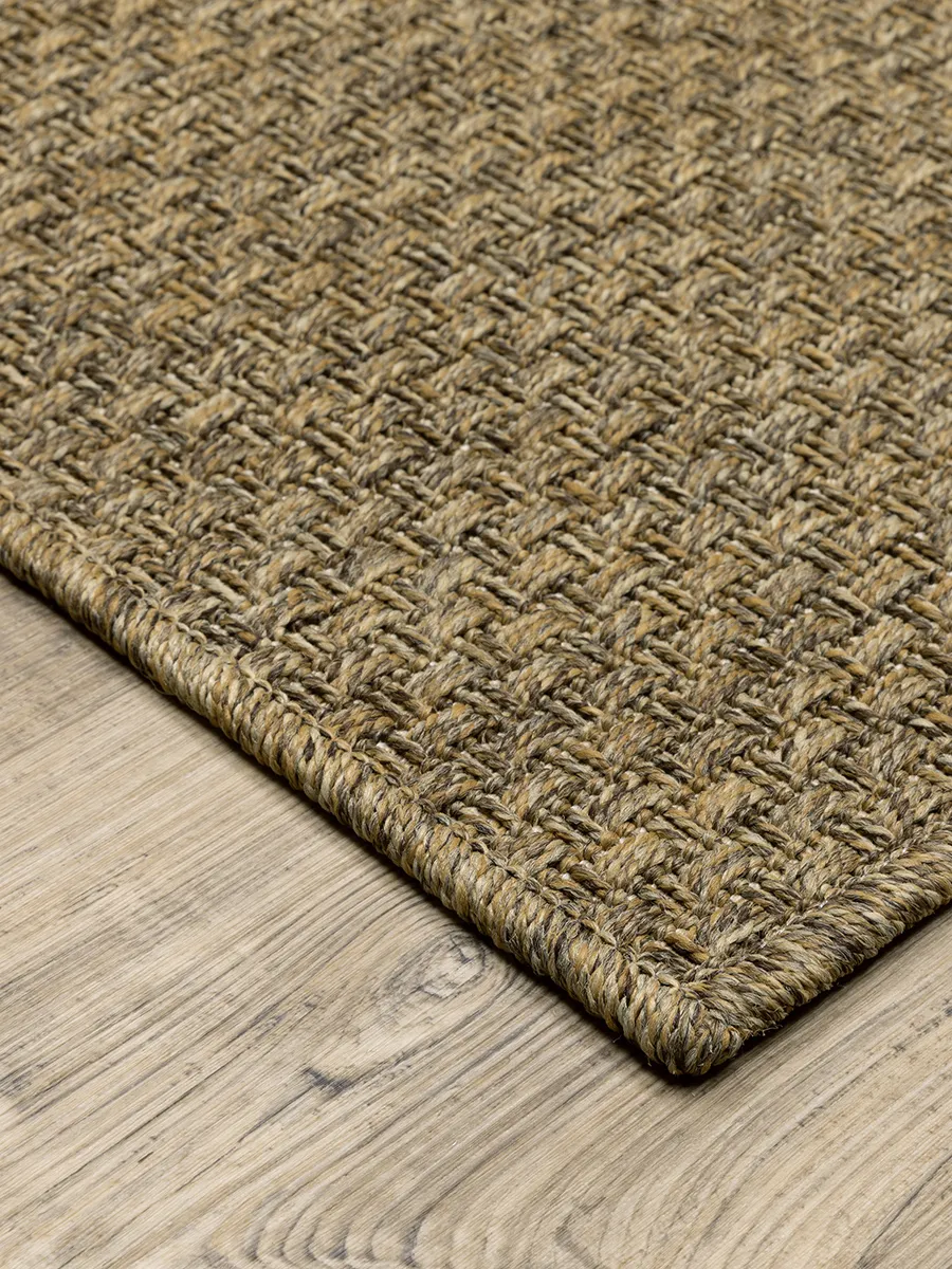 Karavia 1'9" x 3'9" Tan Rug