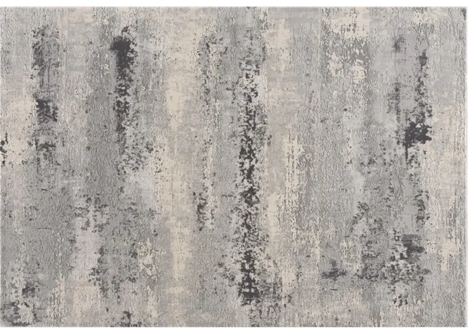 Vogue Contemporary Abstract Grey Beige Indoor Area Rug