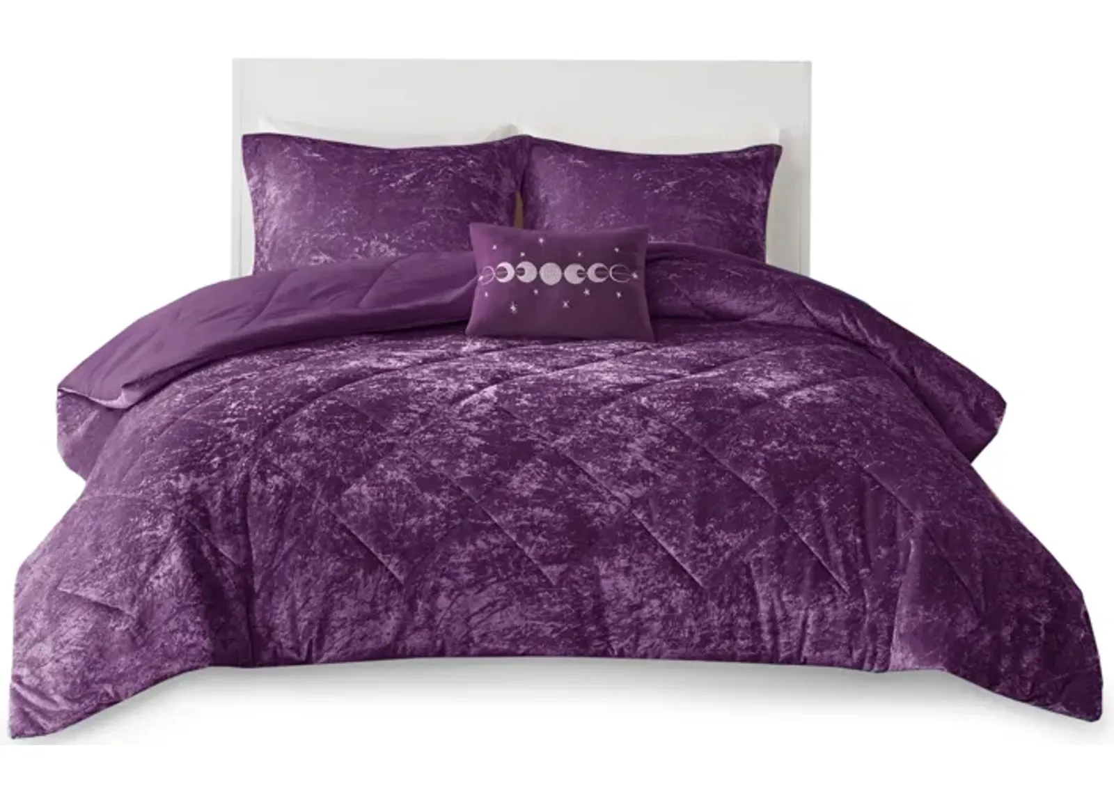 Gracie Mills Eirlys Velvet Comforter Set